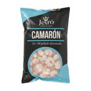 Camarón 36/40 Crudo Pelado Y Desvenado Jetro 1KG.