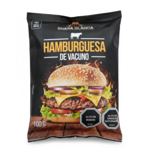 Hamburguesa de Vacuno 100 gr Brasa Blanca