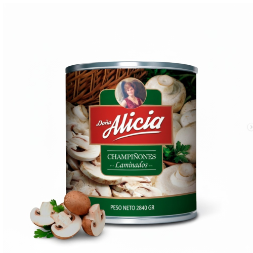 Champiñoñes Laminados Alicia 2840grs